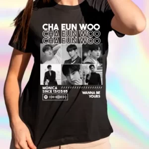 camiseta personalizada Cha Eun Woo bts kdrama kpop