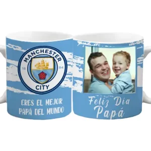 Mug Manchester City regalos del día del padre personalizado